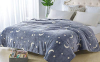 Thumbnail for Glow In The Dark Blanket™ - Glittering dreams - Glow in the dark blanket