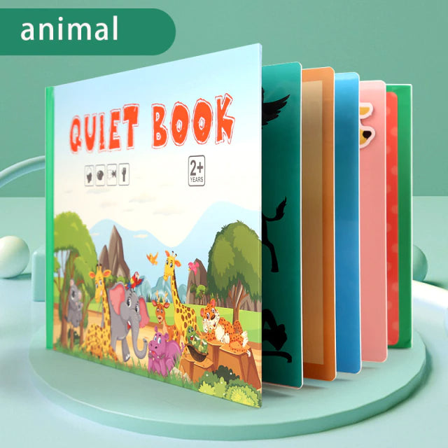 Quiet Book™ - Develop fine motor skills - Learning book