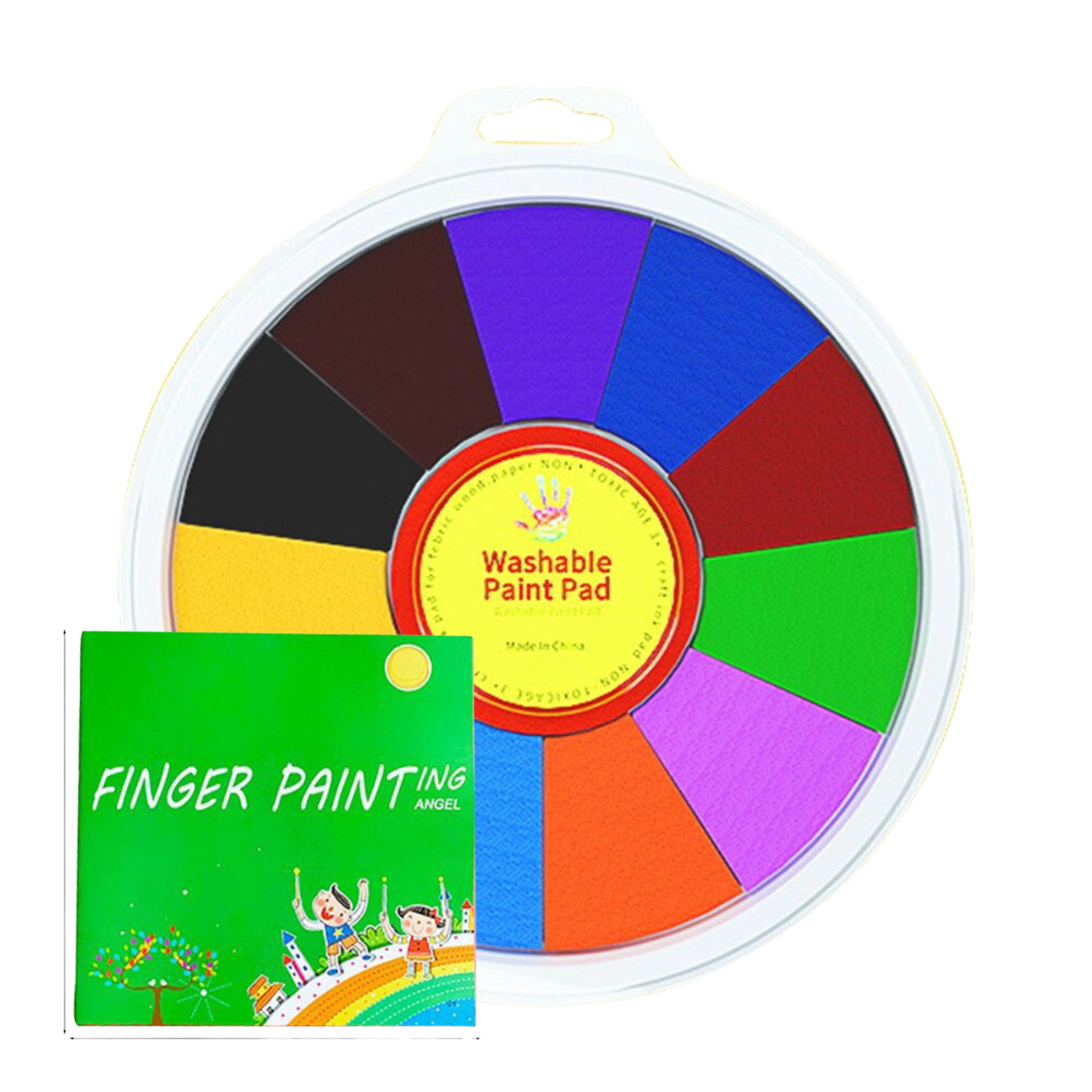 Paint Wheel™ - Paint with finger paints - Painting set for children