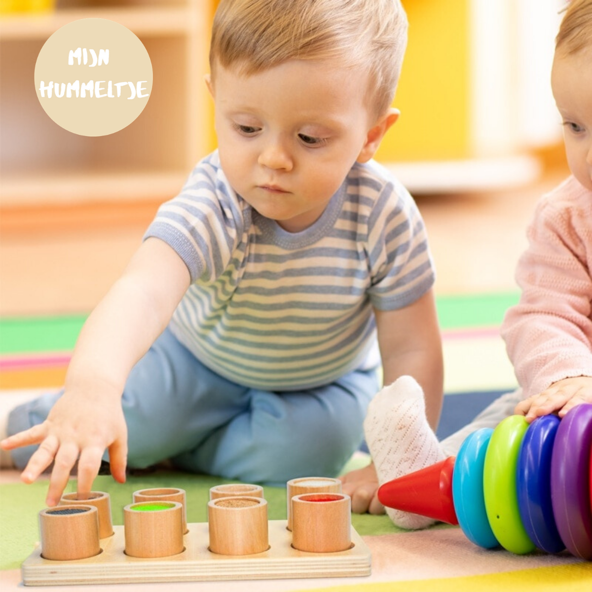 Woods™ | Montessori Toys - Wooden sensory board