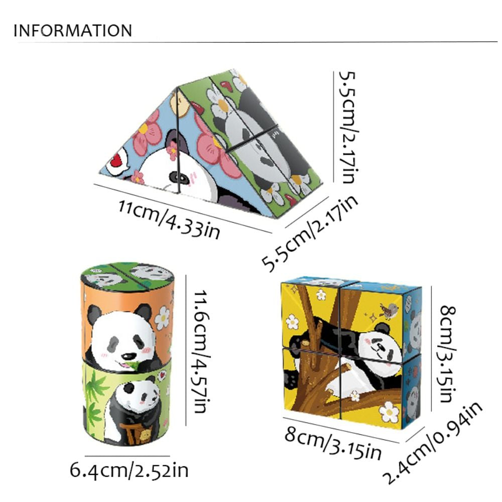 Panda Puzzle™ - Educational fun - Puzzle Cube