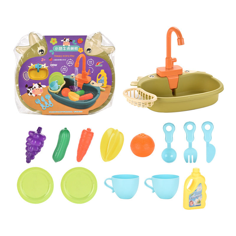 Dish Sink Set™ - Wash, rinse, play! - Children's sink