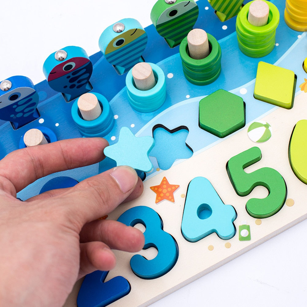 Woods™ | Skill development - Montessori Wood Play Board