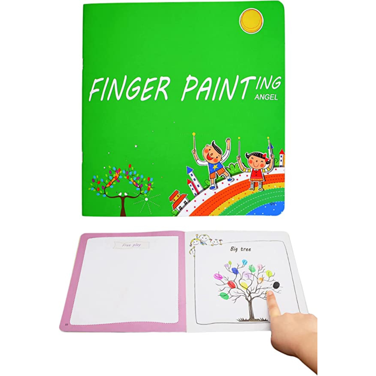 Paint Wheel™ - Paint with finger paints - Painting set for children