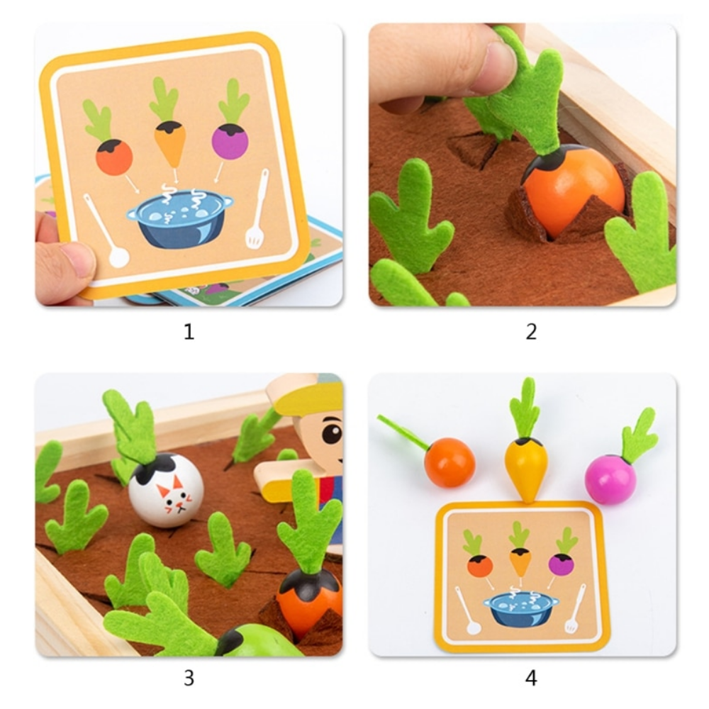 Harvest Game™ - Discover different vegetables - Greenhouse for kids