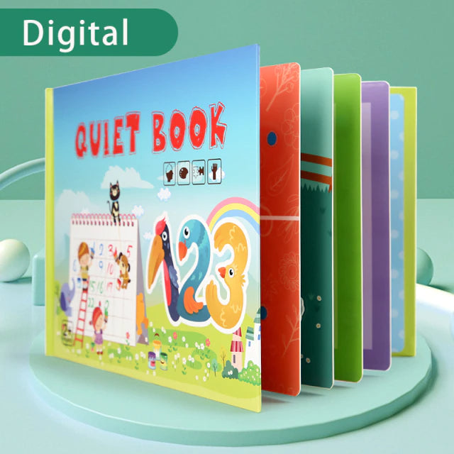 Quiet Book™ - Develop fine motor skills - Learning book