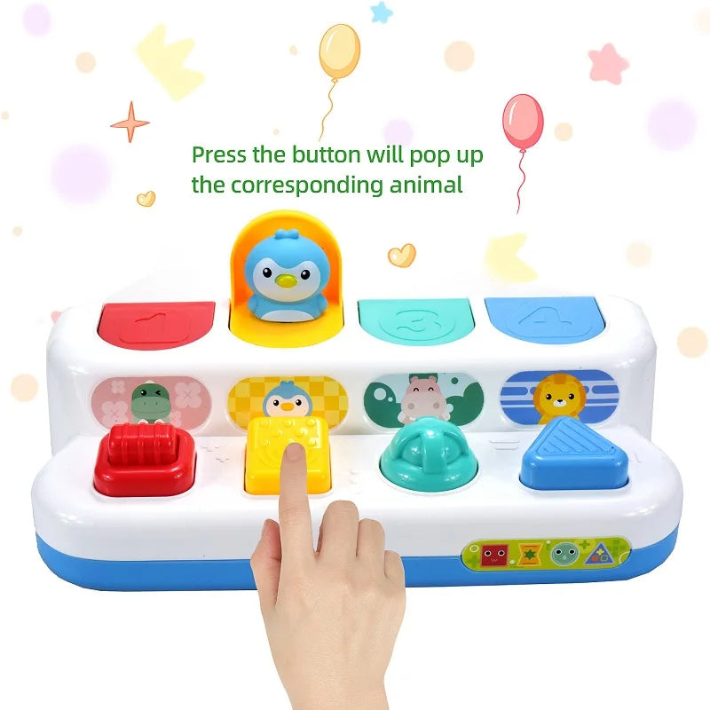 Baby Button Toy™ - Press and turn the buttons - Baby toy