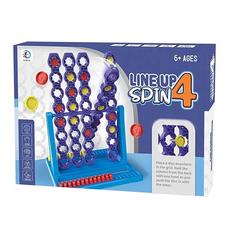 Line up 4 Spin™ - Spinning mind game - Spinning game