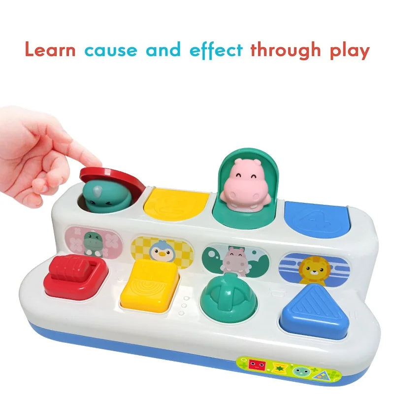 Baby Button Toy™ - Press and turn the buttons - Baby toy