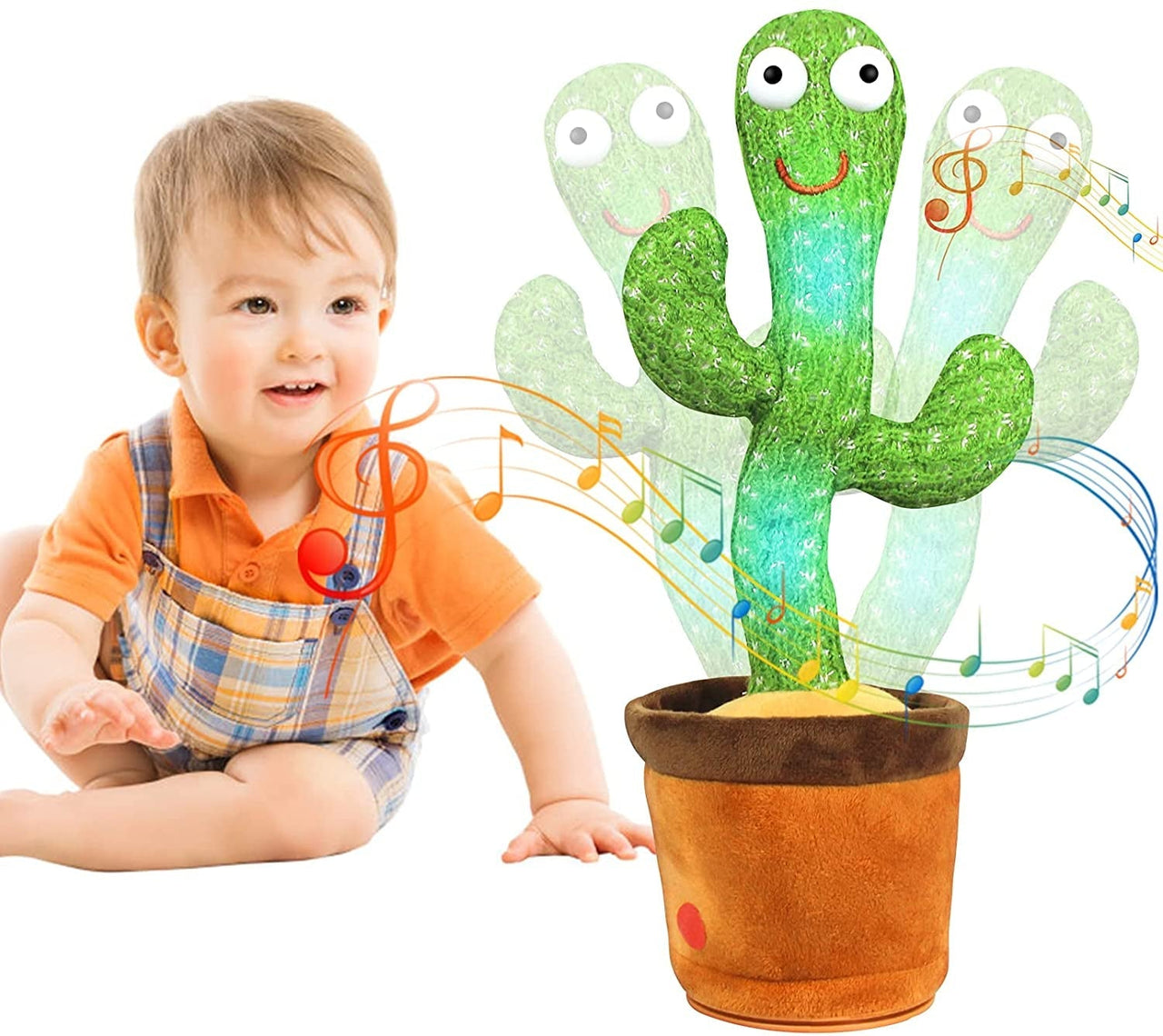 Happy Cactus™ - Toy that responds to sounds - Dancing cactus