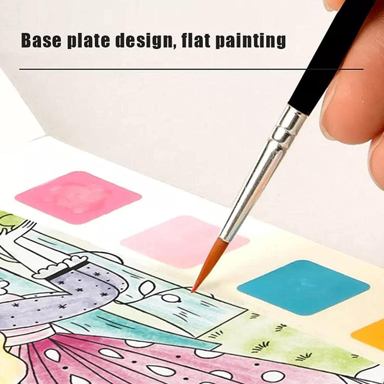 Paint Book™ - Create with watercolours! - Colouring book