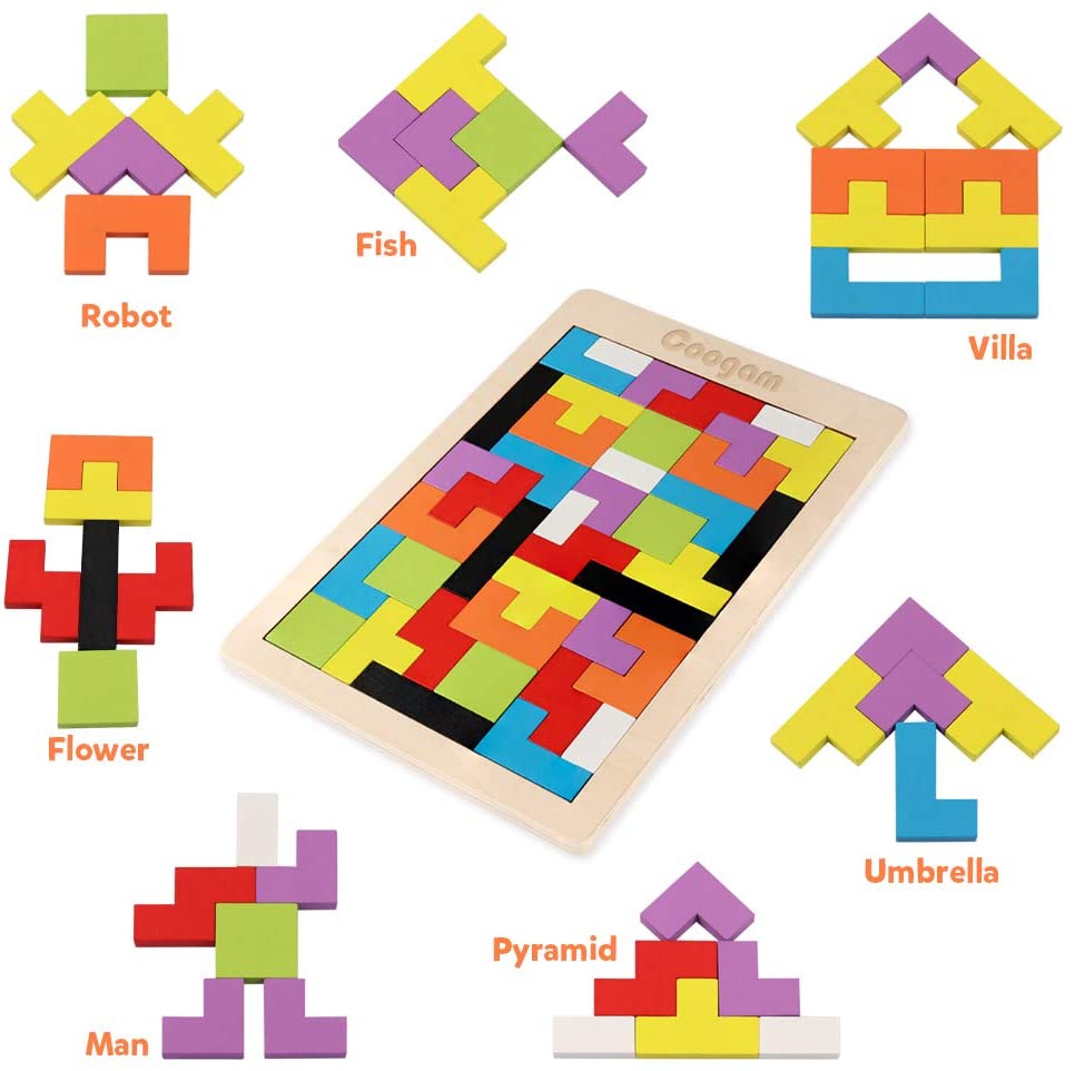 Woods™ - Brain Gym for Kids - Montessori Tetris Puzzle