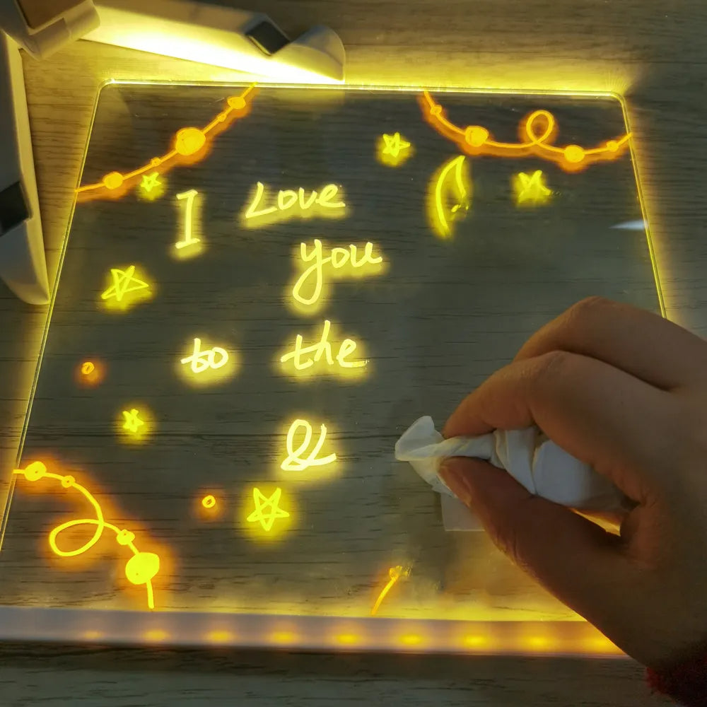 Drawing Light™ - Shining stories - Illuminated drawing board