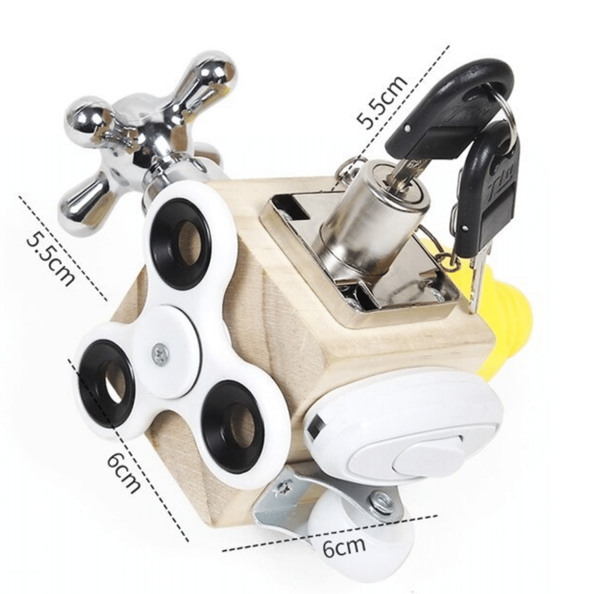 Woods™ | Develops finger dexterity - Sensory Cube