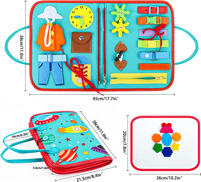 Sensory Book Board™ - Explore and learn - The sensory book