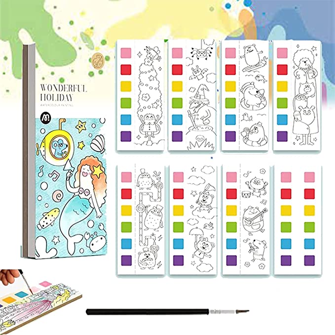 Paint Book™ - Create with watercolours! - Colouring book