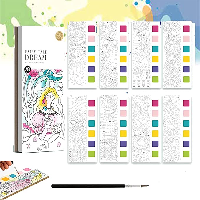 Paint Book™ - Create with watercolours! - Colouring book