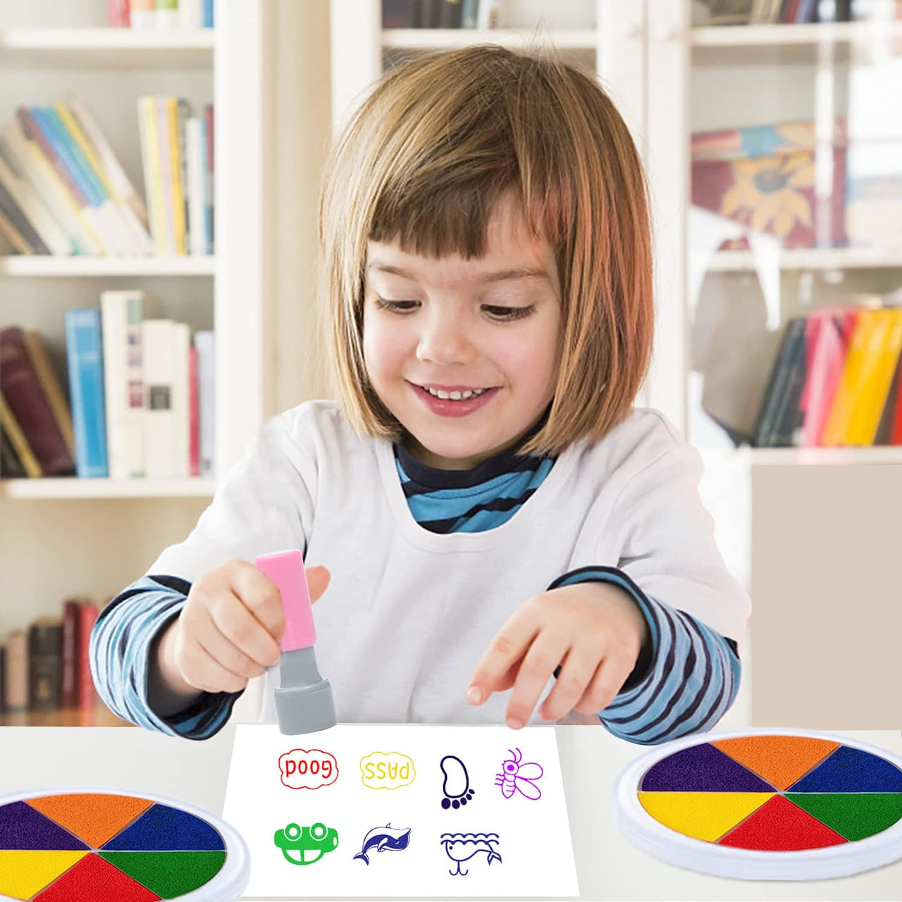 Paint Wheel™ - Paint with finger paints - Painting set for children