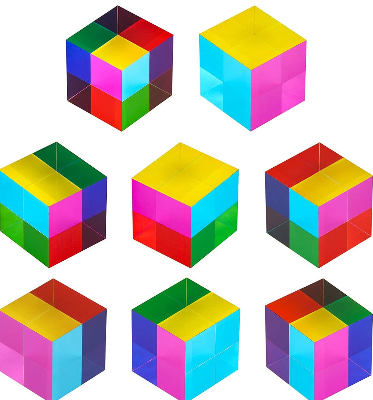 Mixing Colour Cube™ - Full of colour - Optical Prism Cube