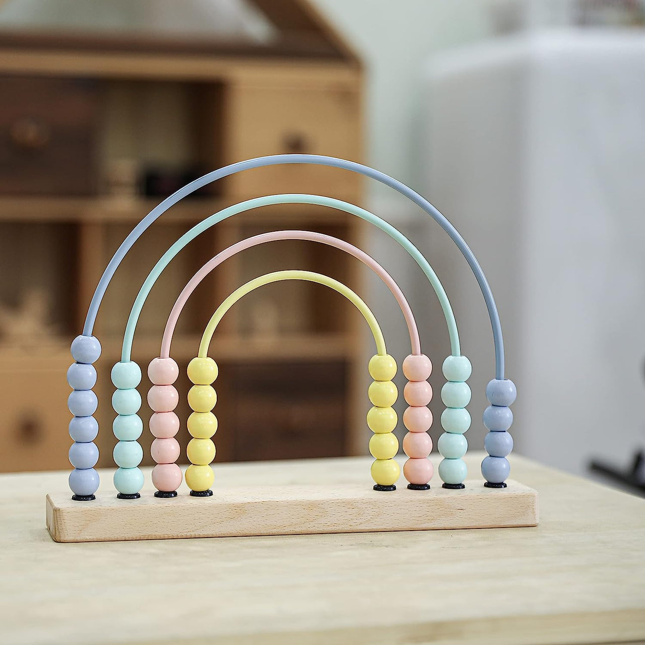 Woods™ - Educational toy - Rainbow bead board