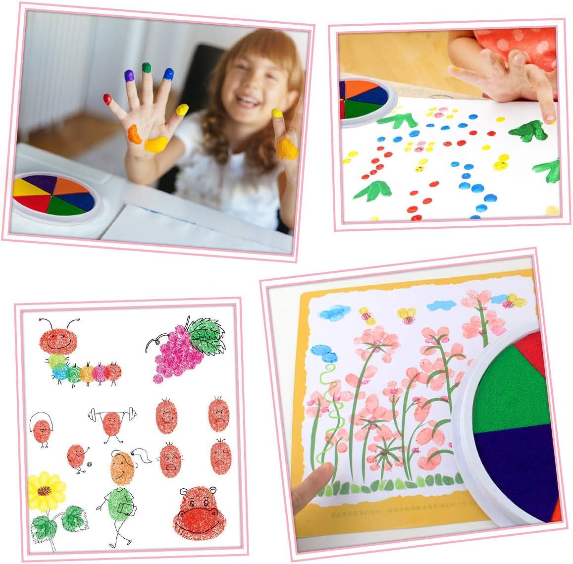 Paint Wheel™ - Paint with finger paints - Painting set for children