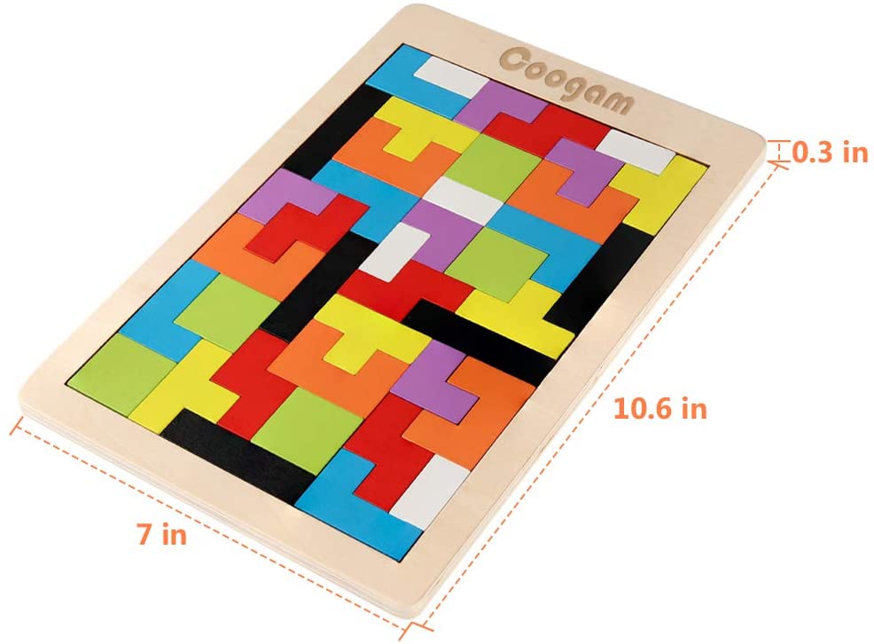 Woods™ - Brain Gym for Kids - Montessori Tetris Puzzle