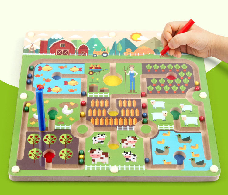 Woods™ | Magnetic maze - Jigsaw puzzle