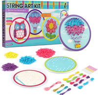 Thumbnail for String Art Craft Kit™ - Colourful creations with yarn - Yarn craft kit