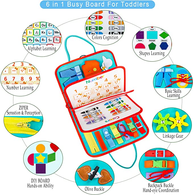 Sensory Book Board™ - Explore and learn - The sensory book