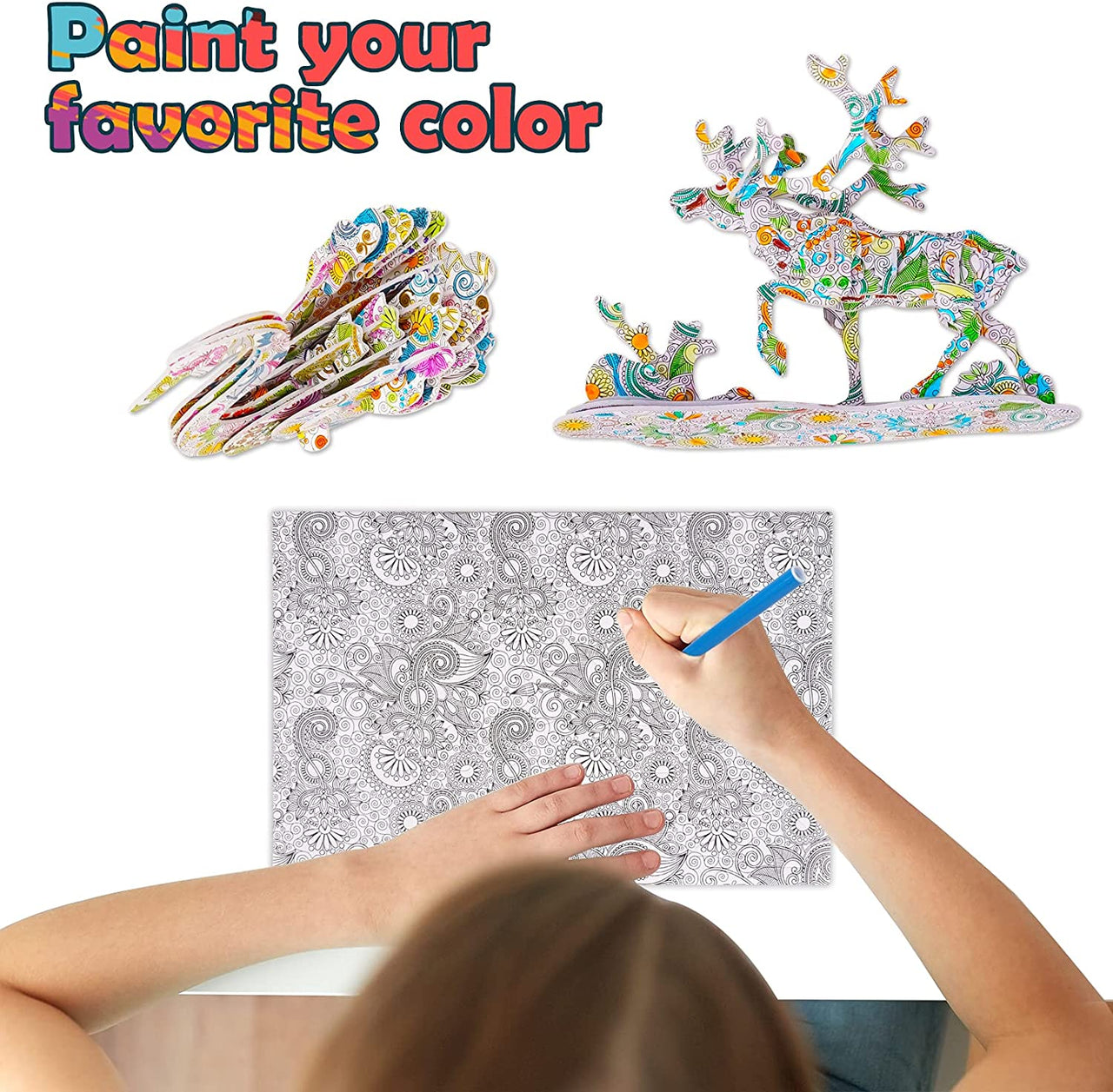 3D Color Puzzle™ - Paint your own building - 3D colouring puzzle