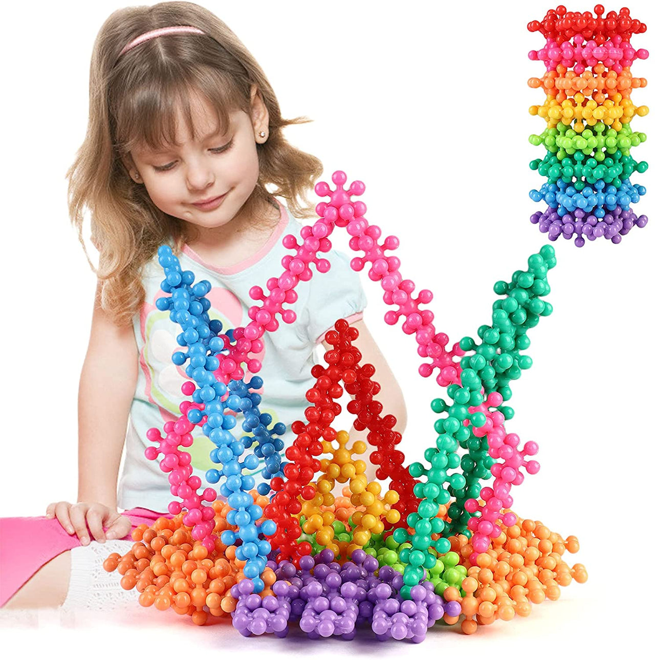 3D Building Blocks™ - Developing creativity - Snowflake building blocks