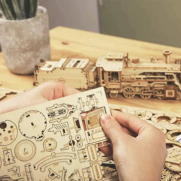 Woods™ - Build your own train! - 3D wooden miniature train