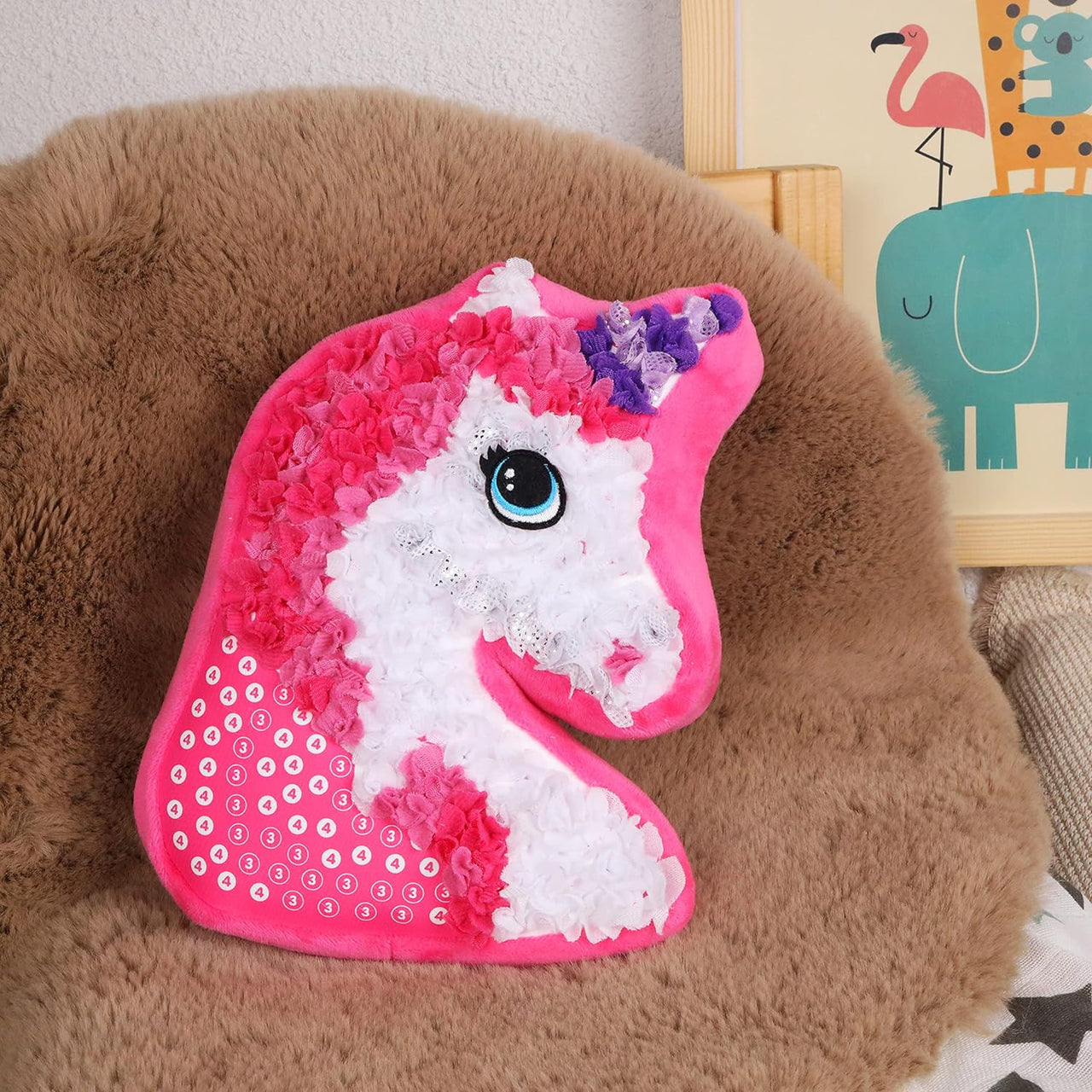 DIY Pillow™ - Fluffy fun- Soft unicorn pillow