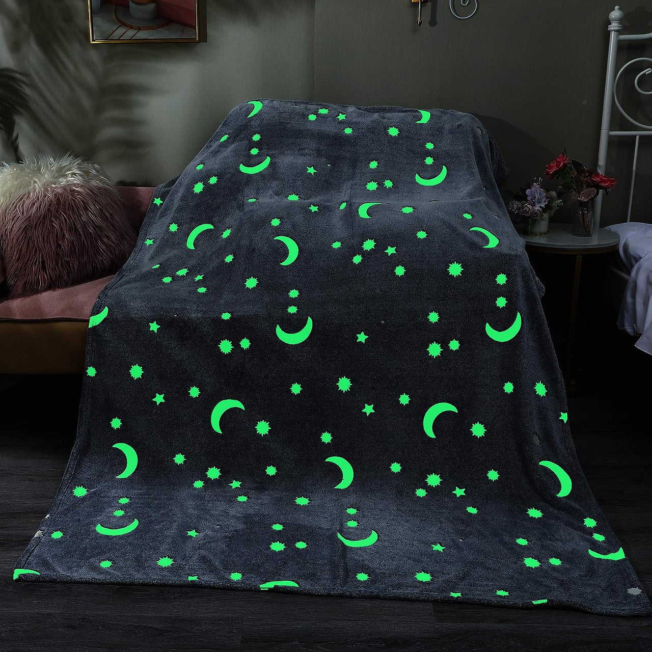 Glow In The Dark Blanket™ - Glittering dreams - Glow in the dark blanket