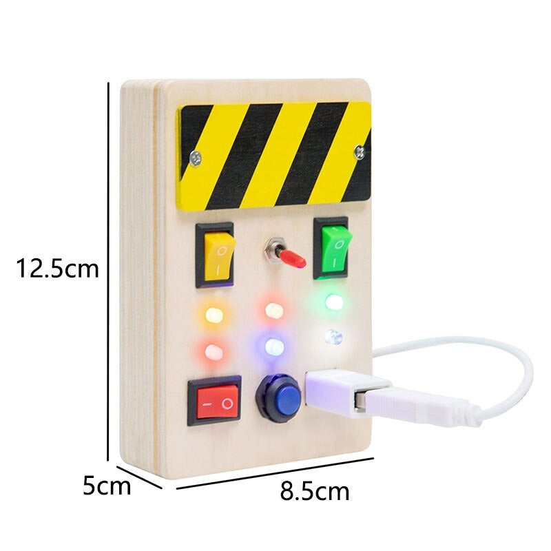 BusyBoard™ - Develop your senses! - Sensory board with lights