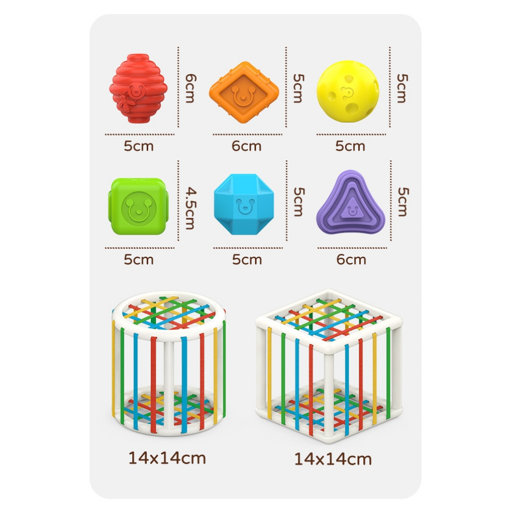 Woods™ l Sort and learn - Teaching cube for children