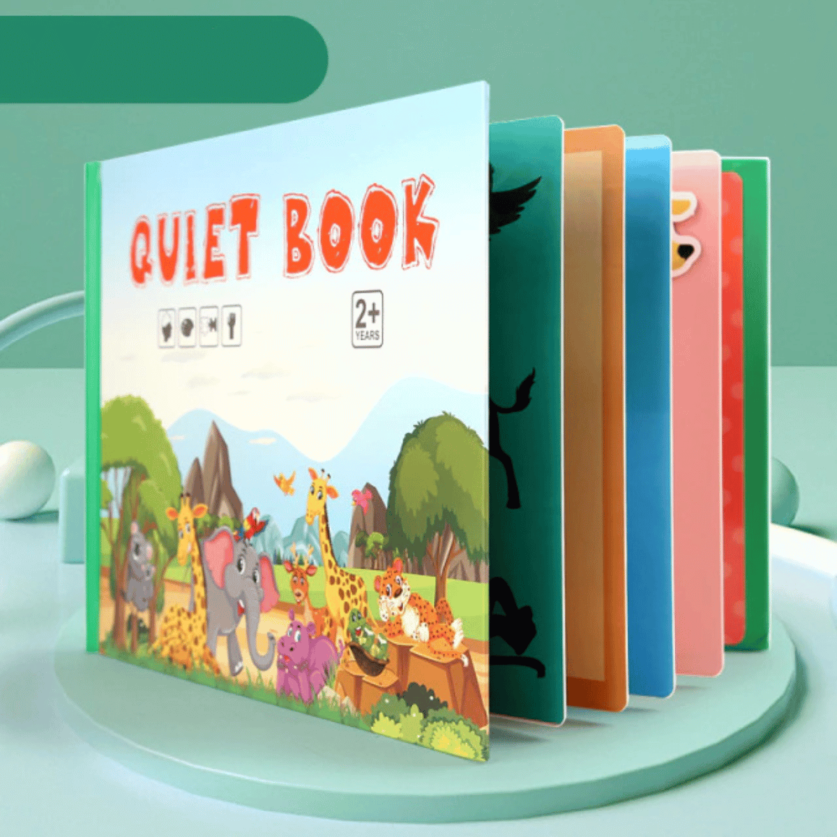 Quiet Book™ - Develop fine motor skills - Learning book