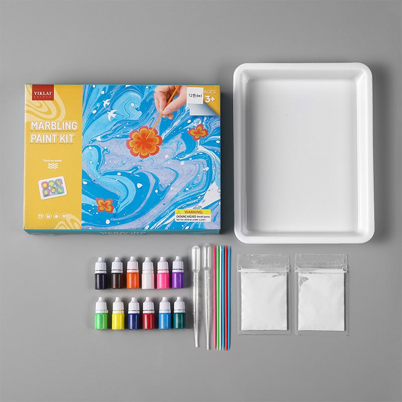 Water Marbling Paint Set™ - colourful water-based artwork | Paint pack