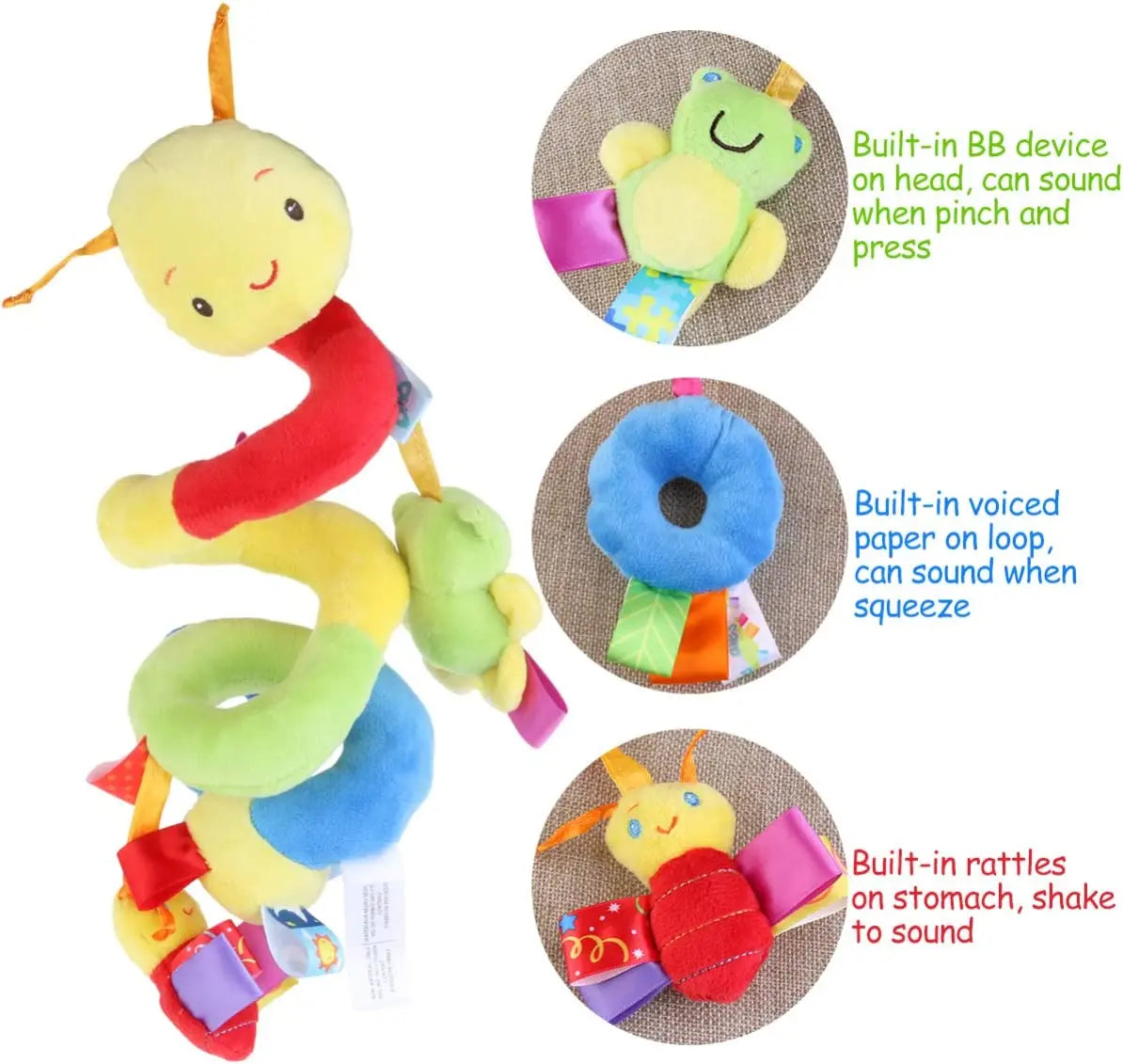 Baby Mobile Snake™ - For prams or car seats - Mobile toys