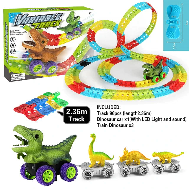 DinoRacer Track™ - Roar of fun - Dino racetrack