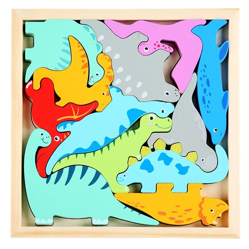 Woods™ - What fits the frame shapes? - Shape puzzle (2+1 FREE)