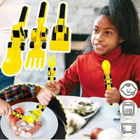 Thumbnail for Construction Dinner Set™ - No more squeaking at the dinner table - Creative cutlery set