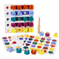 Thumbnail for Wooden Screw Board™ | Improve fine motor skills through play - Puzzle game