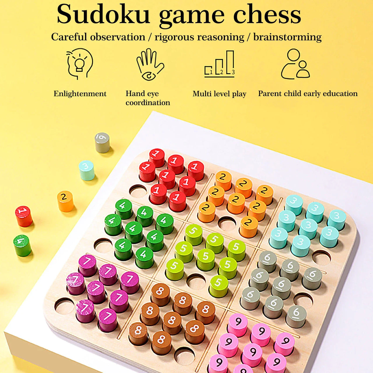 Woods™ - Fun things to do for a long time! - 3D Sudoku board game