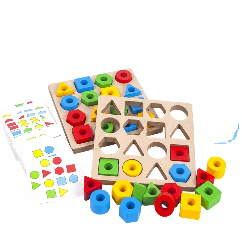 Woods™ - Develop eye and hand coordination! - Wooden shape puzzle