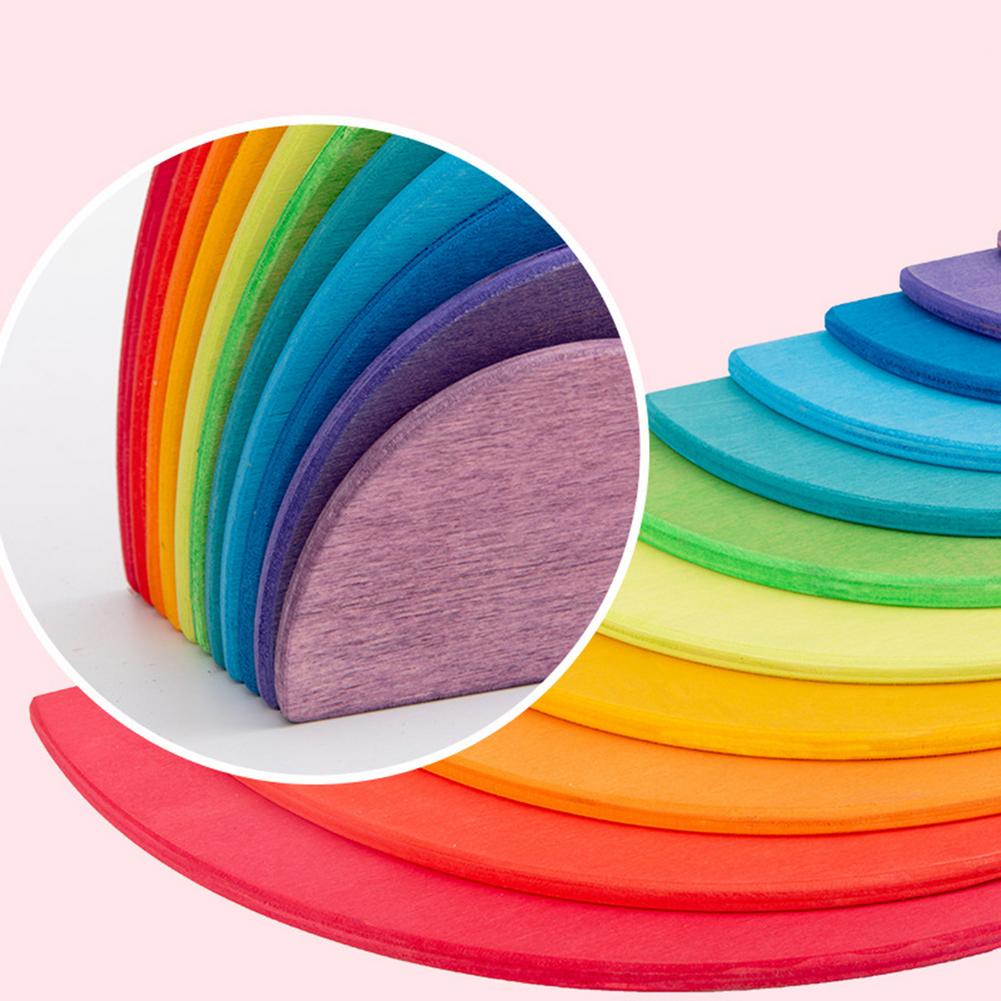 Woods™ - Unlimited building possibilities - Wooden rainbow discs