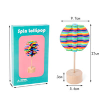 Thumbnail for Woods™ - Rotating wooden lollipop - Wooden stress toy