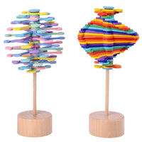 Thumbnail for Woods™ - Rotating wooden lollipop - Wooden stress toy