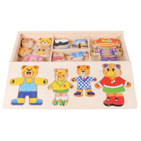 Thumbnail for Woods™ | Wooden jigsaw puzzle 'Boris the teddy bear'