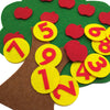 Felt Math Tree™ - A fruitful number hunt - The felted maths tree